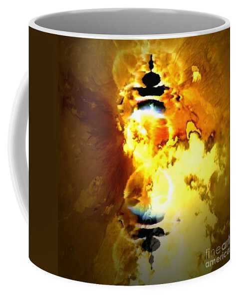 Arabian Coffee Mug featuring the digital art Arabian Dreams Number 5 by Eva-Maria Di Bella