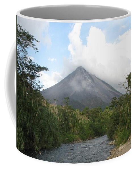 Arenal Volcano Coffee Mug featuring the photograph Arenal Volcano by Keith Stokes