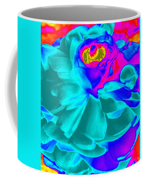 Ranunculus Flower Coffee Mug featuring the photograph Artfully Playful by Kim Galluzzo