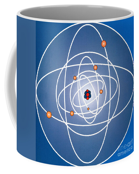 Science Coffee Mug featuring the photograph Atomic Structure by Science Source