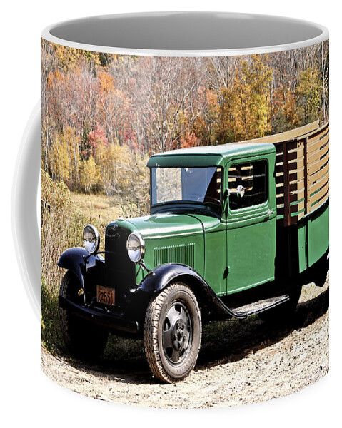 Truck Coffee Mug featuring the photograph Autumn Harvest by Danielle Summa