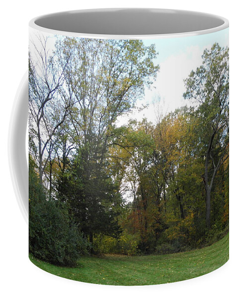 Autumn Coffee Mug featuring the photograph Autumn landscape in Massachusetts by Kim Galluzzo Wozniak