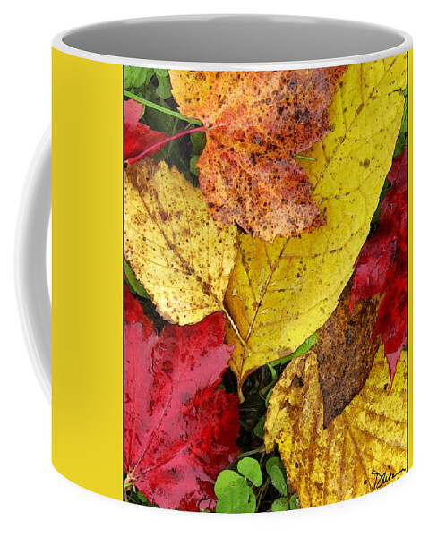 Autumn Leaves Coffee Mug featuring the photograph Autumn by Peggy Dietz