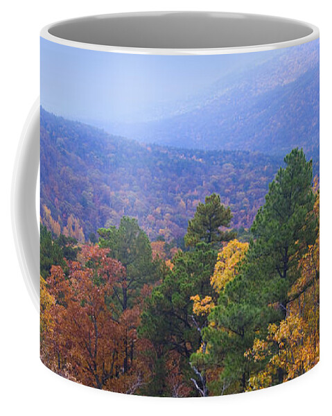 National Scenic Byway Coffee Mug featuring the photograph Autumn Splendor by Betty LaRue