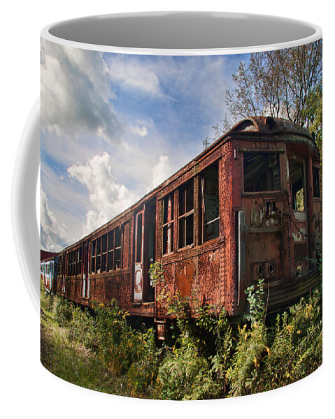 Transit Coffee Mug featuring the photograph Awaiting Restoration by Dale Kincaid