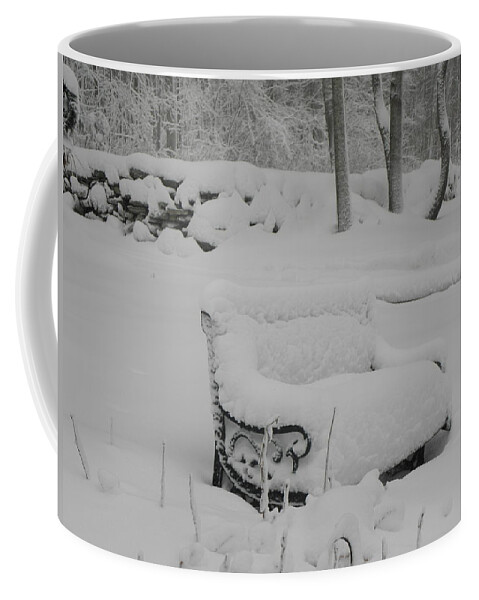 Snow Coffee Mug featuring the photograph Baby Its Cold Outside by Kim Galluzzo
