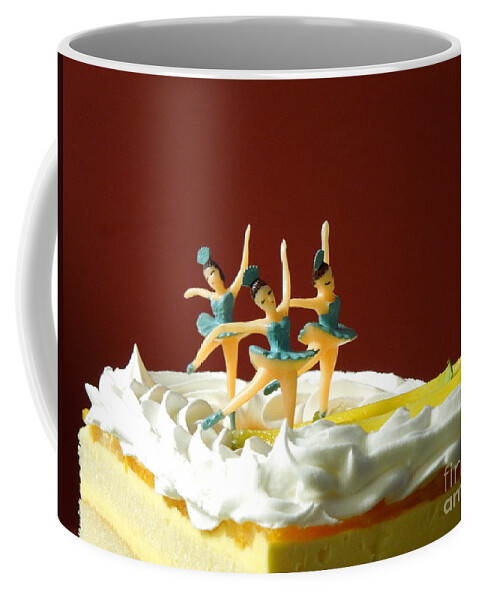 Cake Coffee Mug featuring the photograph Ballet on Cake by Renee Trenholm