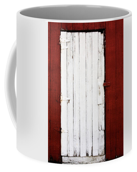 Barn Coffee Mug featuring the photograph Barn Door by Jarrod Erbe