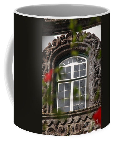 Baroque Art Coffee Mug featuring the photograph Baroque style window by Gaspar Avila