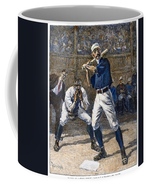 1888 Coffee Mug featuring the photograph Baseball, 1888 by Granger
