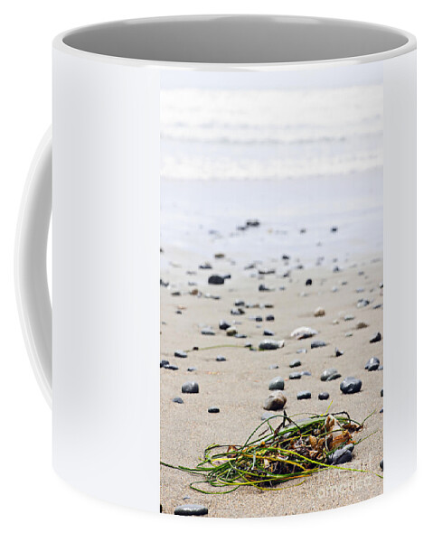 Pacific Coffee Mug featuring the photograph Beach detail on Pacific ocean coast of Canada by Elena Elisseeva