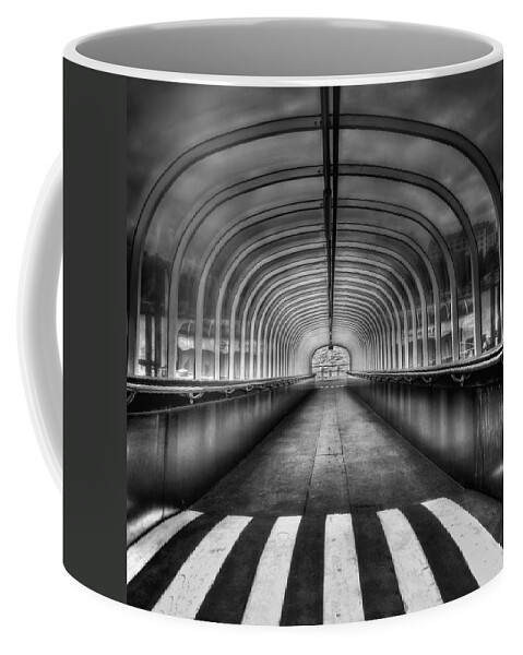 Tunnel Coffee Mug featuring the photograph Beyond My Destiny by Evelina Kremsdorf