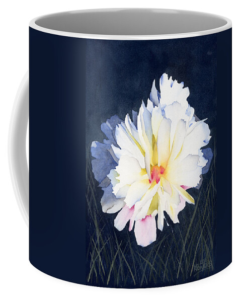Flower Coffee Mug featuring the painting Billowy by Ken Powers