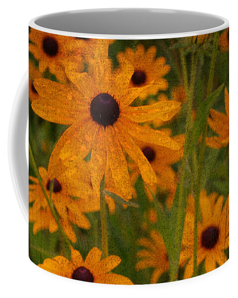 Flower Coffee Mug featuring the photograph Black Eyed Susans by Smilin Eyes Treasures