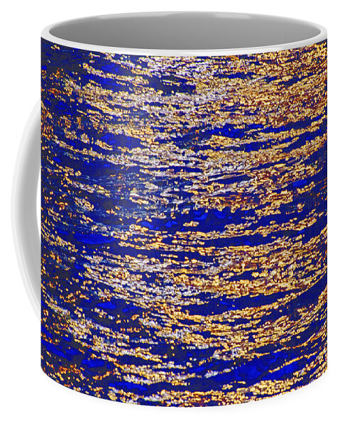 Water Coffee Mug featuring the photograph Blue and Gold by Crystal Nederman