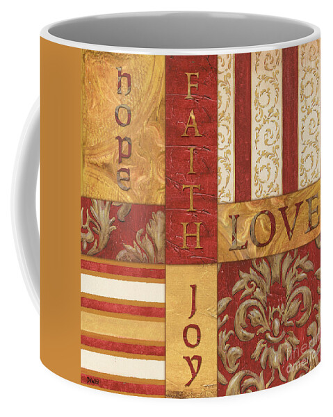 Inspiration Coffee Mug featuring the painting Bohemian Red Spice 1 by Debbie DeWitt