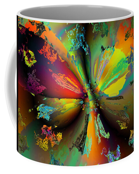 Contemporary Coffee Mug featuring the digital art Break away by Claude McCoy