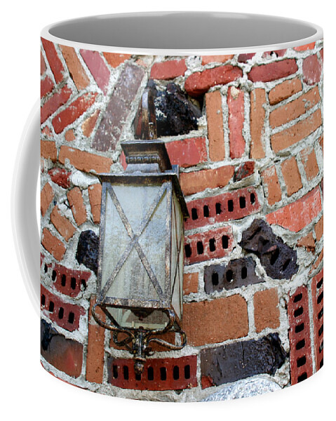 Wall Coffee Mug featuring the photograph Brick Light by Henrik Lehnerer
