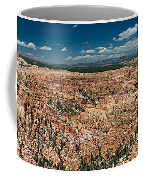 Bryce Coffee Mug featuring the photograph Bryce Canyon Panaramic by Larry Carr
