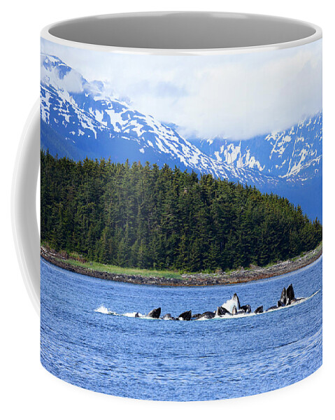 Metro Coffee Mug featuring the photograph Bubble Net Fishing by Metro DC Photography
