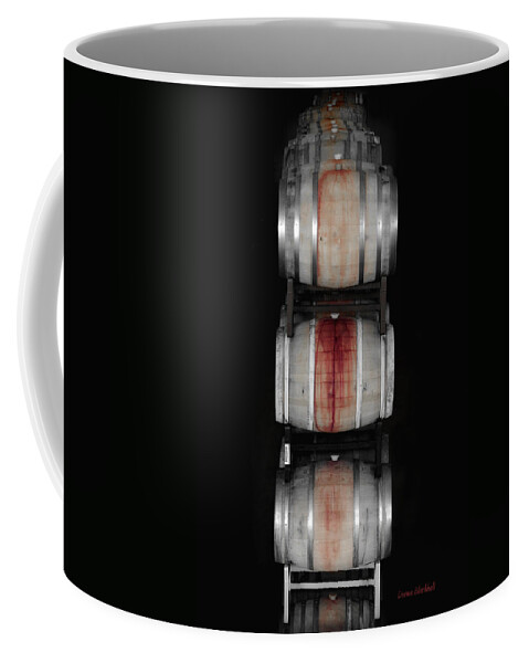 Barrel Coffee Mug featuring the photograph Cabernet by Donna Blackhall