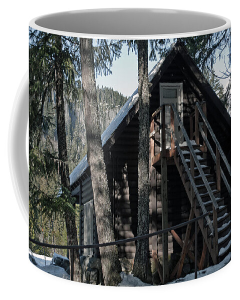 Nature Coffee Mug featuring the photograph Cabin Get Away by Tikvah's Hope