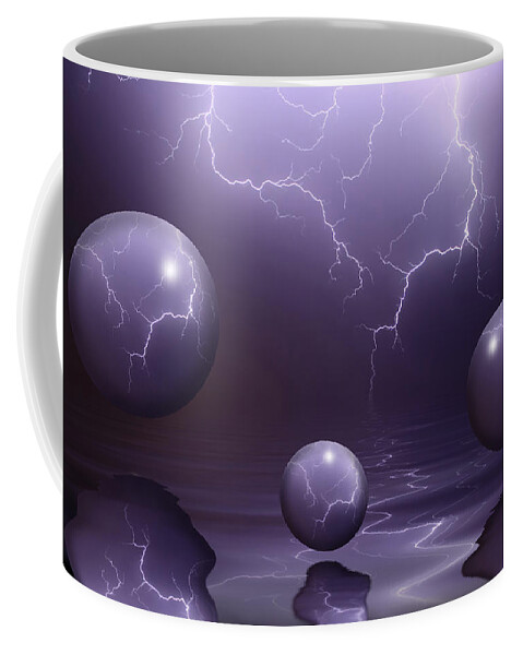 Lightning Coffee Mug featuring the photograph Calm Before The Storm by Shane Bechler