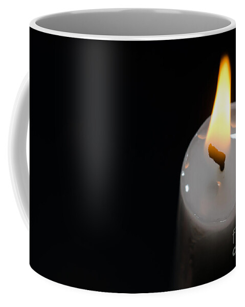 Candlelight Coffee Mug featuring the photograph Candlelight by Mats Silvan