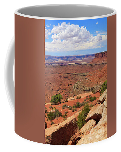 Canyonlands Coffee Mug featuring the photograph Candlestick Tower Overlook Canyonlands National Park by Louise Heusinkveld