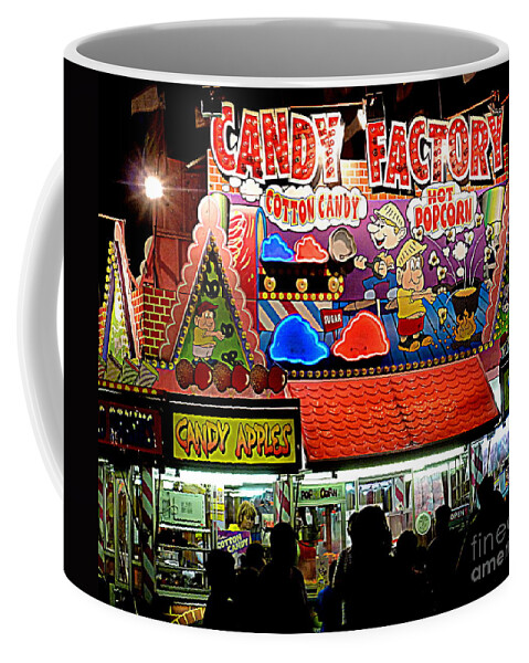Candy Coffee Mug featuring the photograph Candy Factory by Renee Trenholm