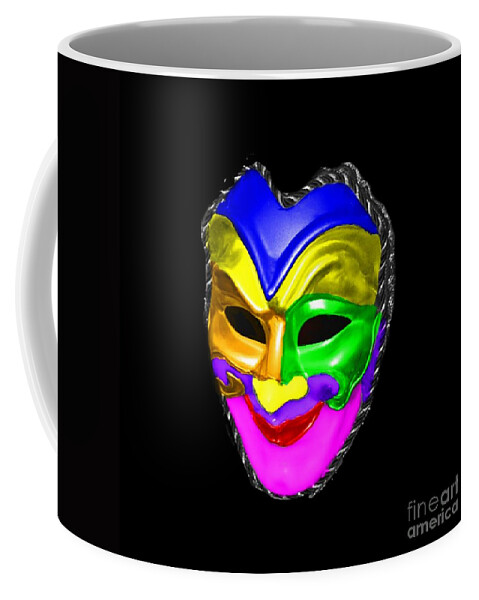 Melbourne Coffee Mug featuring the photograph Carnival Mask by Blair Stuart