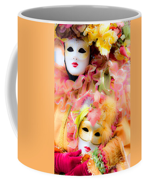 Carnaval Coffee Mug featuring the photograph Carnival Mask by Luciano Mortula