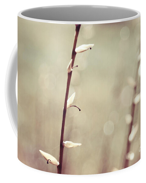 Plants Coffee Mug featuring the photograph Ceci et cela - s08a - Beige by Variance Collections