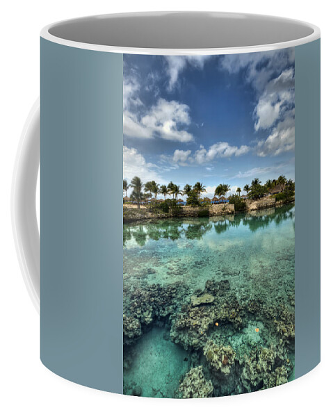Hdr Coffee Mug featuring the photograph Chankanaab Lagoon by Brad Granger
