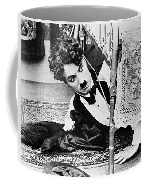1920s Coffee Mug featuring the photograph Charlie Chaplin (1889-1977) by Granger