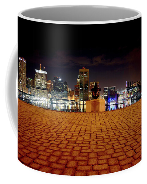 Baltimore Coffee Mug featuring the photograph Charm City Skyline by La Dolce Vita
