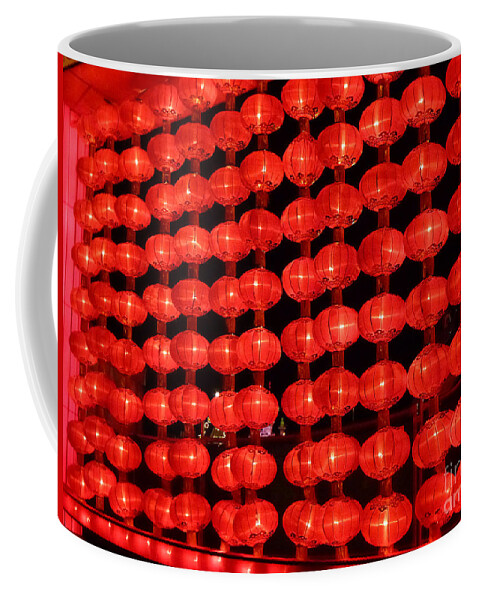 Asia Coffee Mug featuring the photograph Chinese Lanterns 2 by Xueling Zou