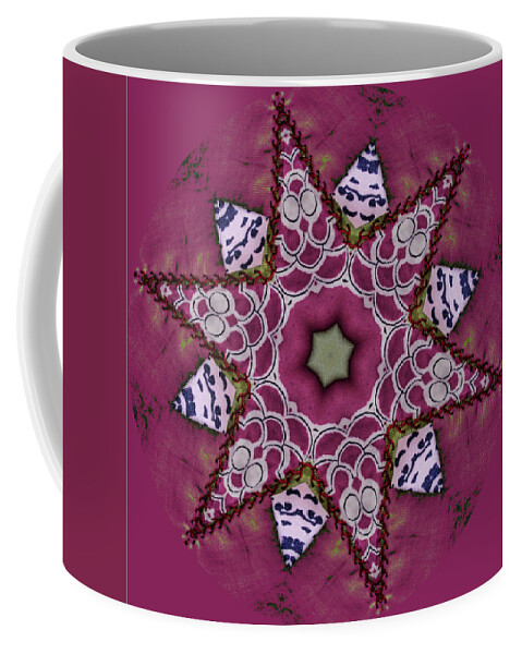 Christmas Star Coffee Mug featuring the digital art Christmas Star by Bonnie Bruno