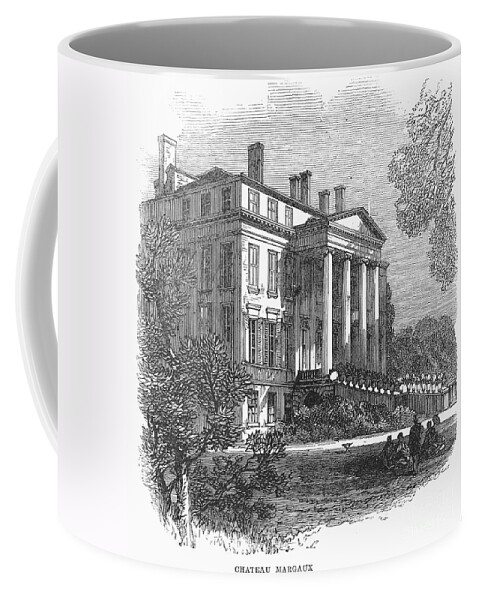 1867 Coffee Mug featuring the photograph Chteau Margaux, 1867 by Granger