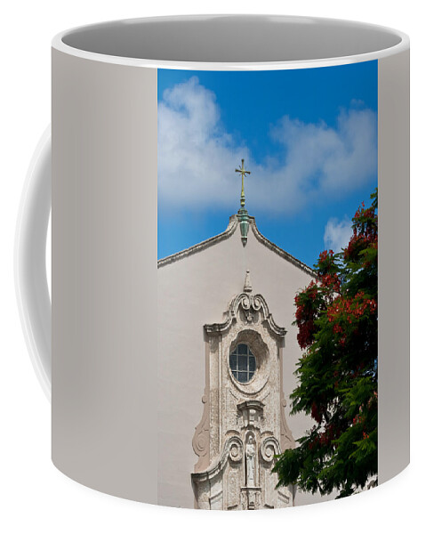 Architecture Coffee Mug featuring the photograph Church of the Little Flower by Ed Gleichman