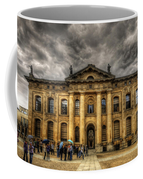 Yhun Suarez Coffee Mug featuring the photograph Clarendon Building - Oxford by Yhun Suarez