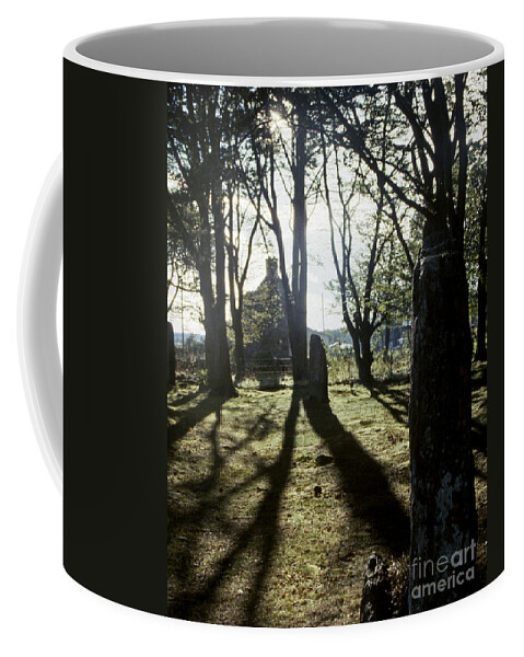 Woods Coffee Mug featuring the photograph Clava Woods near Inverness by Pete Klinger