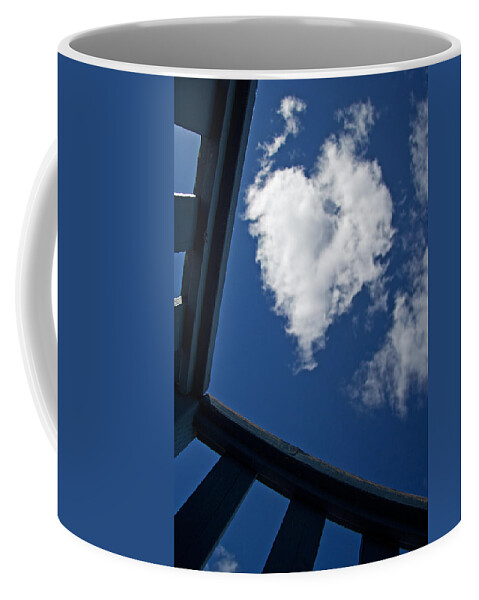 Cloud Coffee Mug featuring the photograph Cloudy Skies by Jeff Galbraith