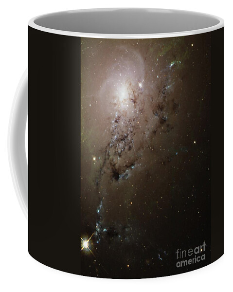 1995 Coffee Mug featuring the photograph Colliding Galaxies Ngc 1275, Hubble by Space Telescope Science Institute NASA