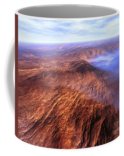 Astronomy Coffee Mug featuring the photograph Coloured 3d Radar Image Of Maxwell by David P Anderson of Southern Methodist University and NASA