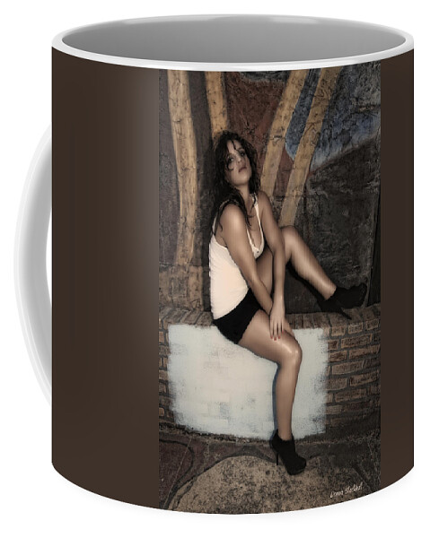 Woman Coffee Mug featuring the photograph Concrete Velvet 15 by Donna Blackhall