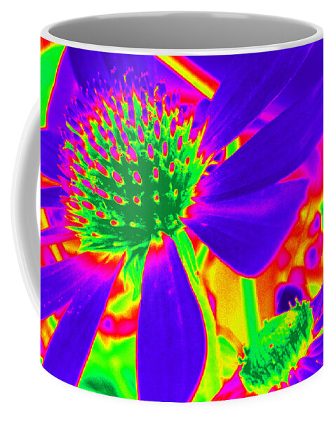 Purple Cone Flowers Coffee Mug featuring the photograph Cone Flowers Gone Wild by Kim Galluzzo