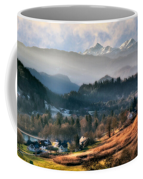 Slovenia Coffee Mug featuring the photograph Countryside. Slovenia by Juan Carlos Ferro Duque