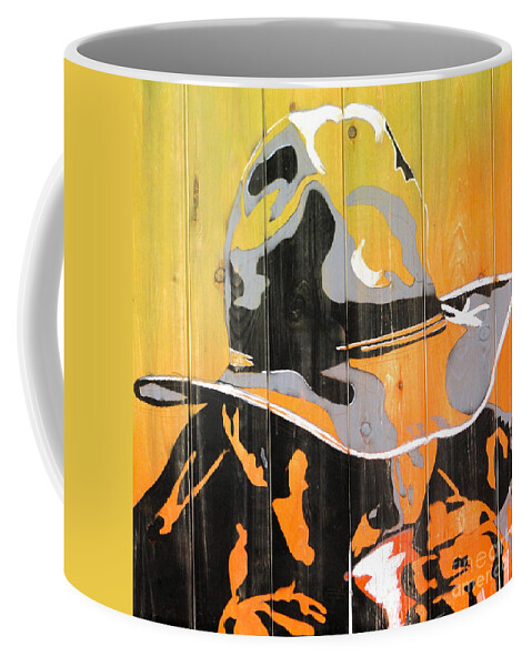 Cowboy Coffee Mug featuring the photograph Cowboy Coffee by Pamela Walrath