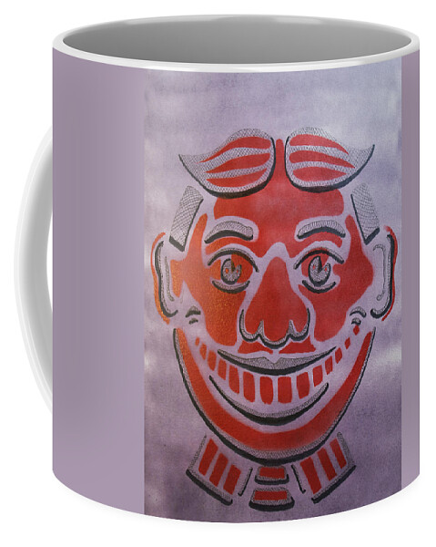 Tillie Of Asbury Park Coffee Mug featuring the painting Crosshatch Tillie by Patricia Arroyo